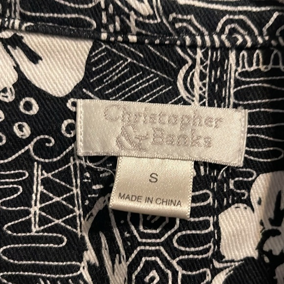 Christopher & Banks Monochrome Patterned Jacket - Picture 2 of 5